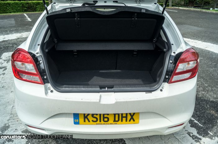 2016 Suzuki Baleno Review - Boot - carwitter