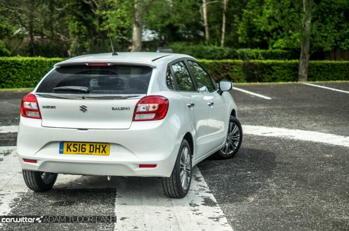2016 Suzuki Baleno Review - Rear Angle - carwitter