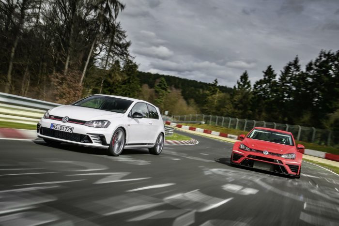 2016 VW Volkswagen Golf GTi Clubsport - Nurburgring Front Track Action - carwitter