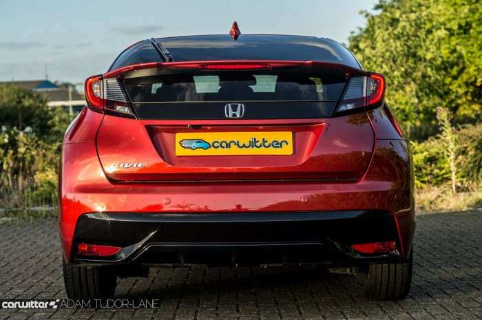 2016 Honda Civic Sport Review 1.6 iDTEC - Rear - carwitter