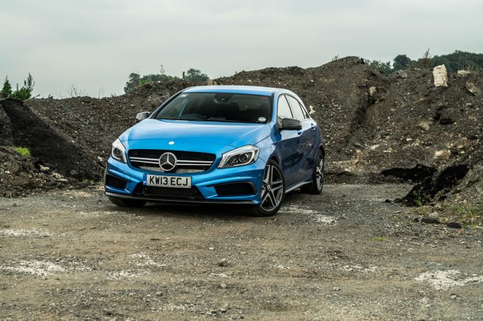 Mercedes A45 AMG - Front - carwitter