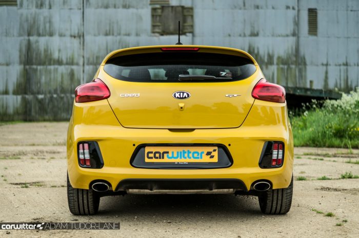 2016 KIA Pro Ceed GT Review - Rear Low - carwitter
