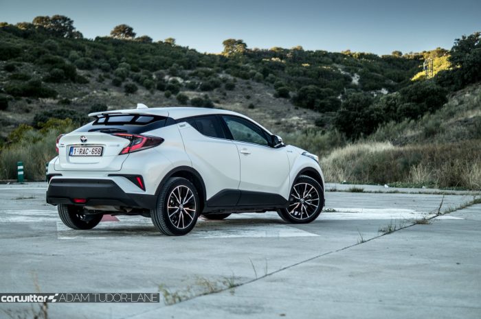 toyota-c-hr-review-rear-angle-carwitter