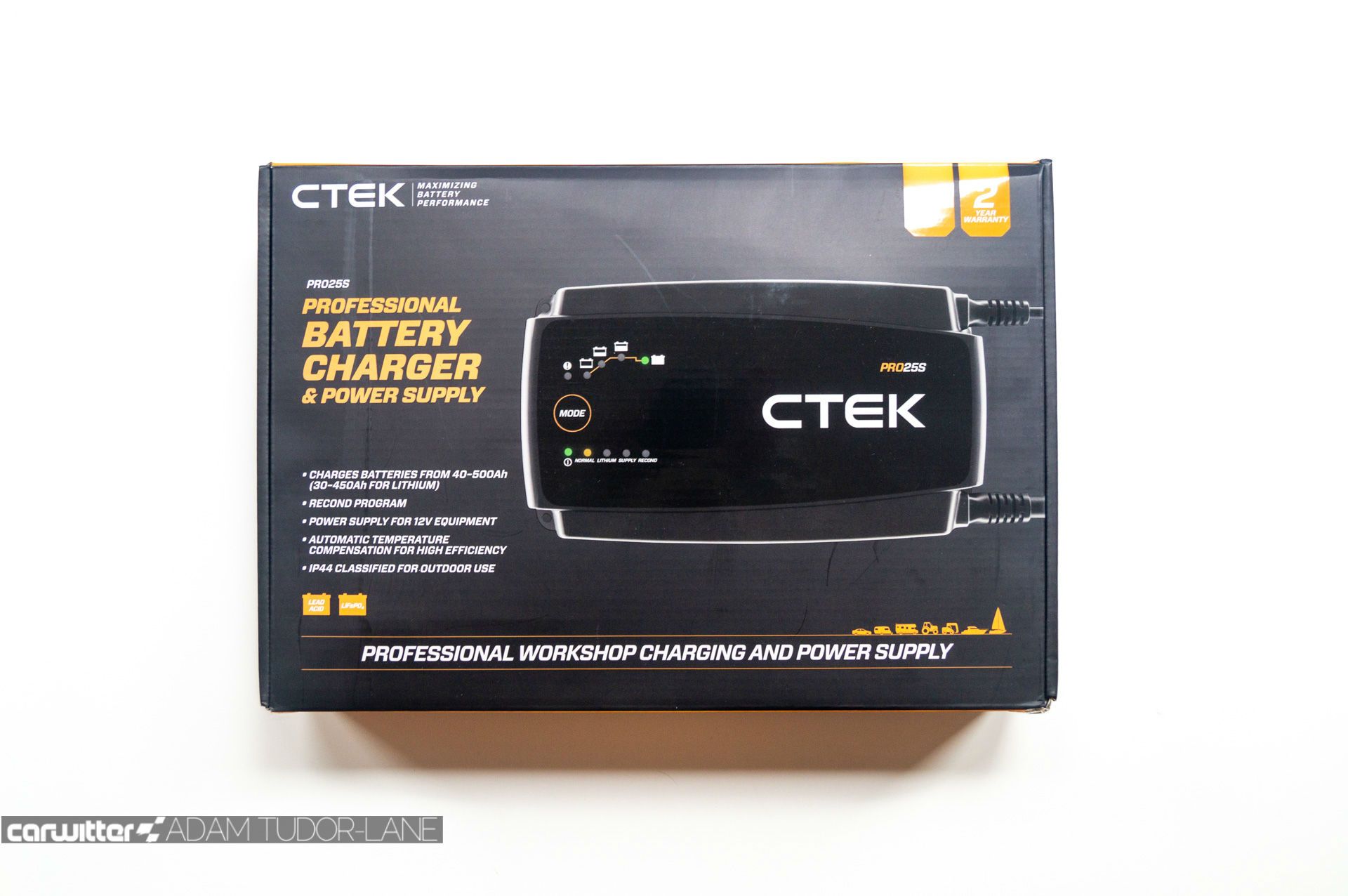 CTEK PRO25S Workshop Battery Charger Review - carwitter